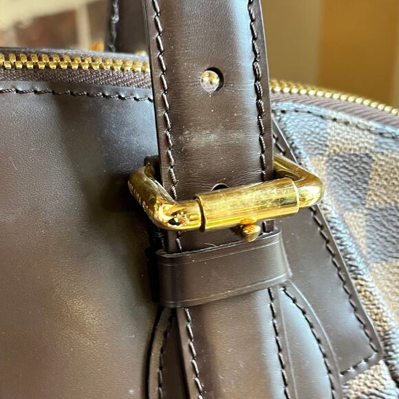 LOUIS VUITTON Verona GM Damier Ebene Canvas Shoulder Bag - Picture 12 of 14